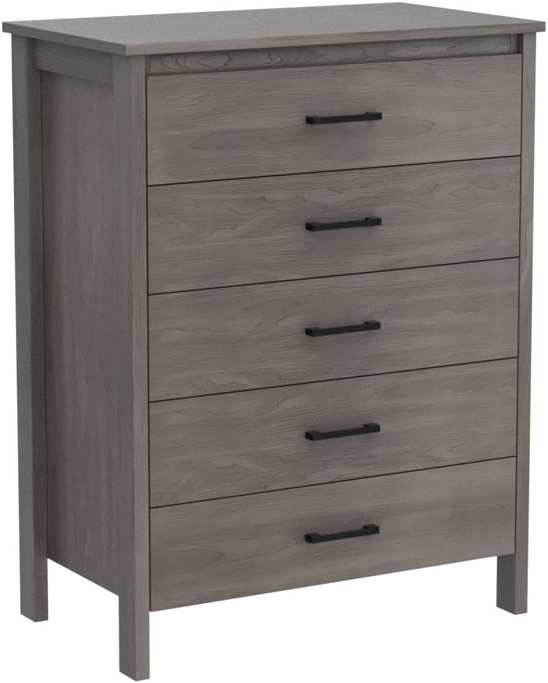 5-Drawer Chest Dresser for Bedroom - 41.5” Multipurpose Storage Clothes Organizer