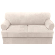 Sofa Cover 3 Piece Loveseat Slipcovers Thick Velvet Couch Cover Furniture Protector