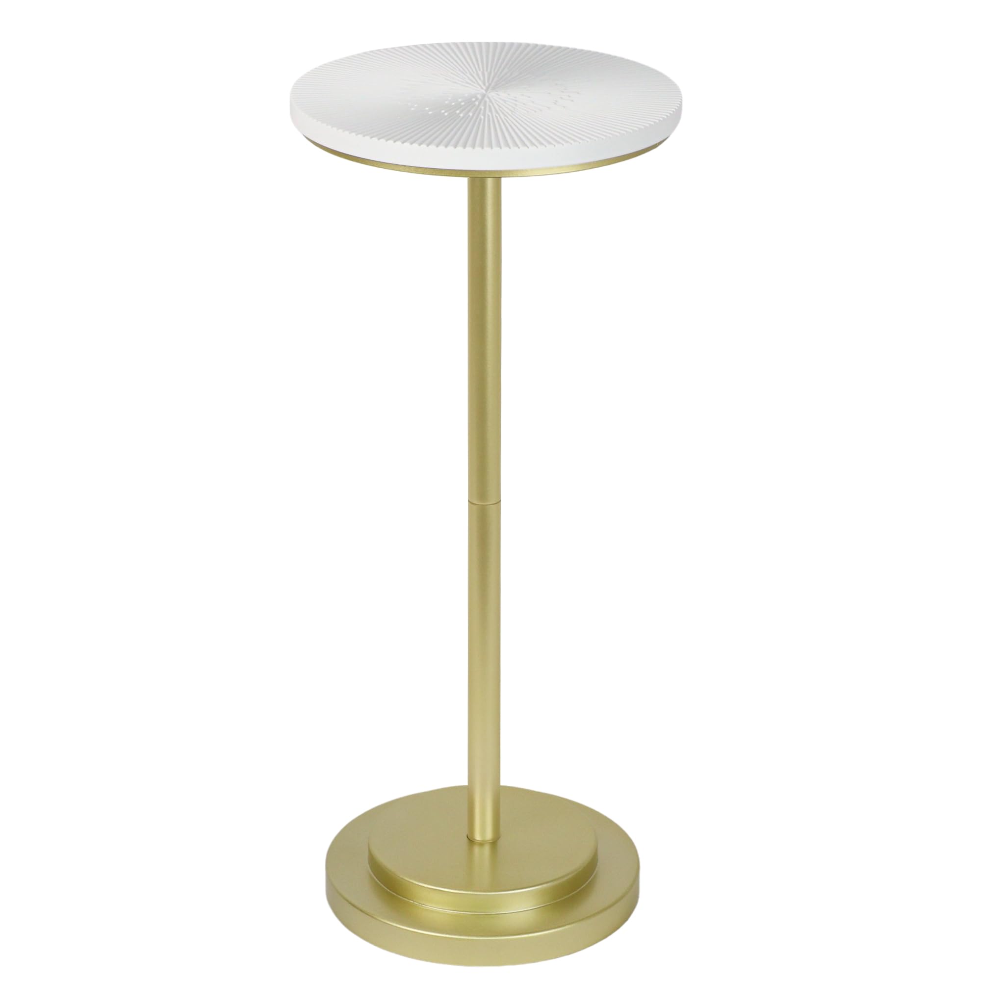 Drink Table, Carved Table Top Martini Table, Small Side Table