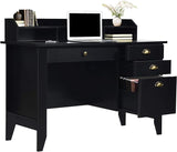 Computer Desk with 4 Drawers and Hutch, 47.5” Home Office Computer Desks