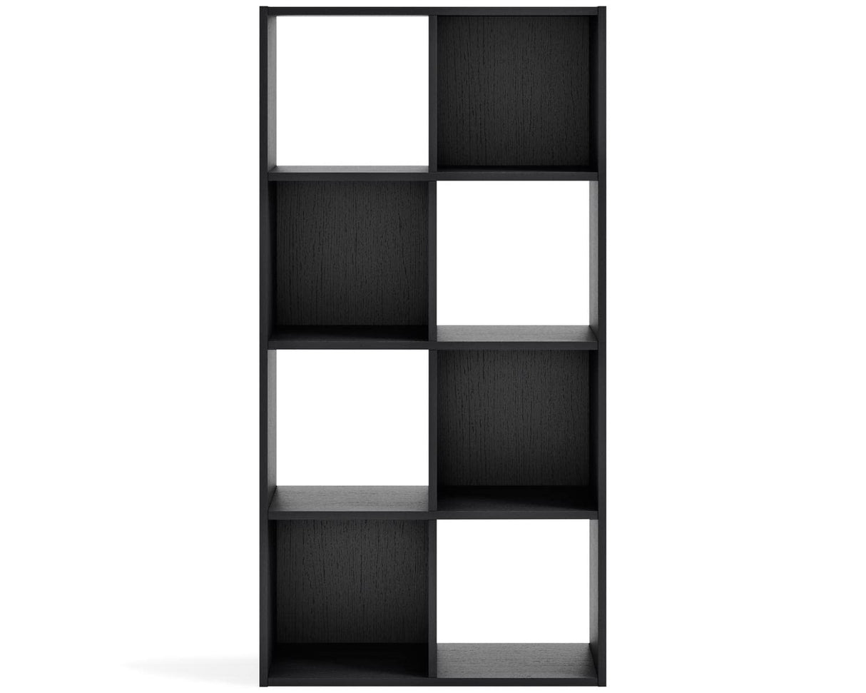 Signature Design by Ashley Langdrew 8 Cube Storage Organizer or Bookcase, Black