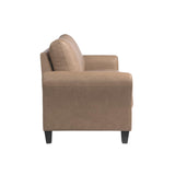 Solutions Watford Sofa with Rolled Arms, Light Brown