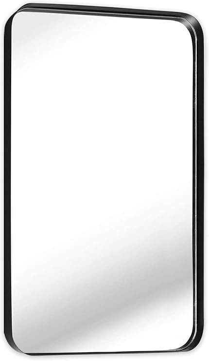 Bathroom Mirror for Wall,  Rectangle Metal Framed Wall Mirrors