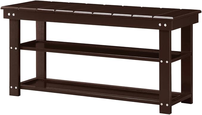 Oxford Utility Mudroom Bench, Red