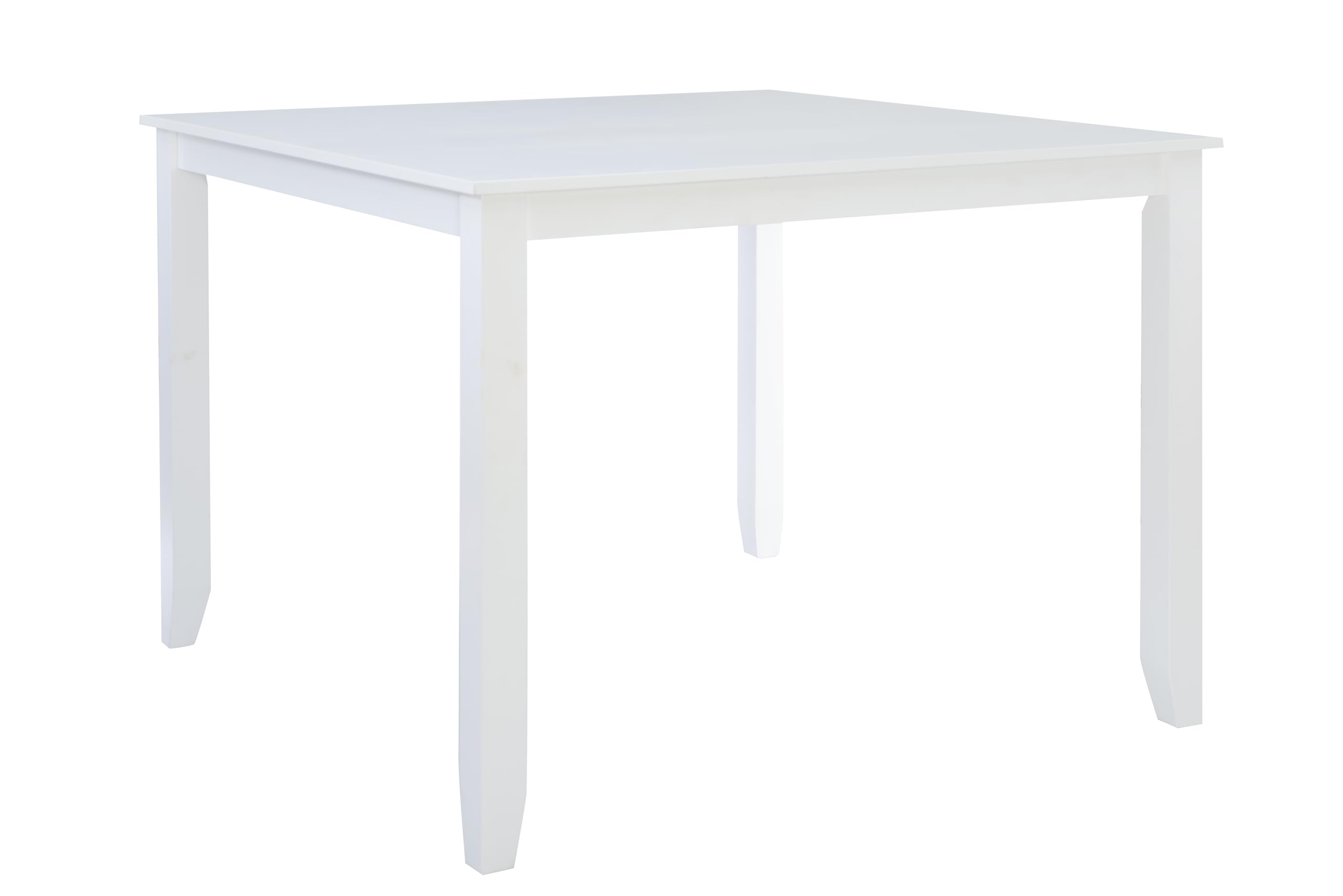 White Conolly Square Counter Height Dining Table