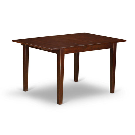 MLCL5-MAH-C Milan 5 Piece Set Includes a Rectangle Dining Room Table with Butterfly