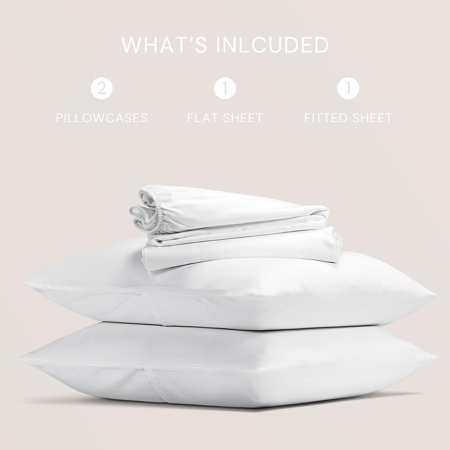 Lyocell Sheet Set - Breathable Cooling King Sheet Set, Soft Luxury Bedding Woven