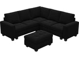 Sectional Sofa Convertible L Shaped Couch with Storage Ottoman Sectional Couch