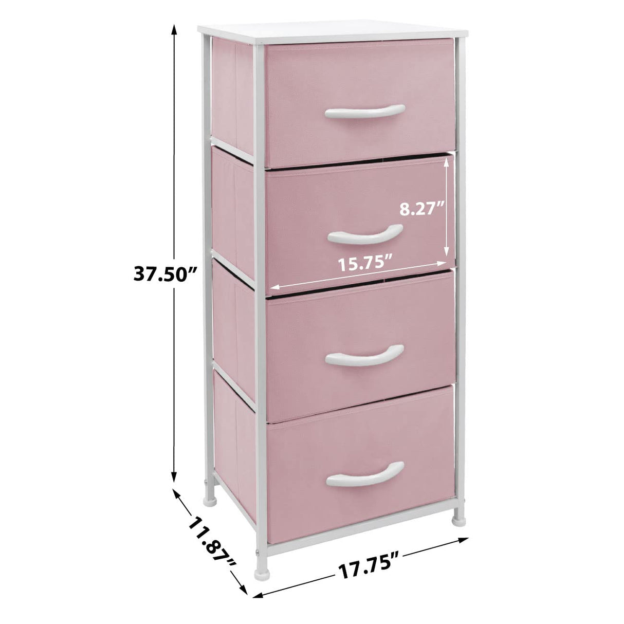 Dresser Storage Tower, Organizer Drawers for Closet Boys & Girls Bedroom