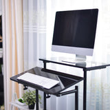 Adjustable Stand Up Desk 23.6 inches Computer Mobile Desk Workstation