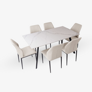 Dining Table Set for 6