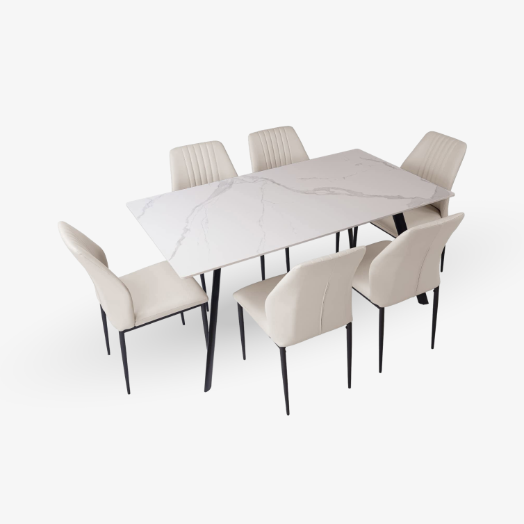 Dining Table Set for 6