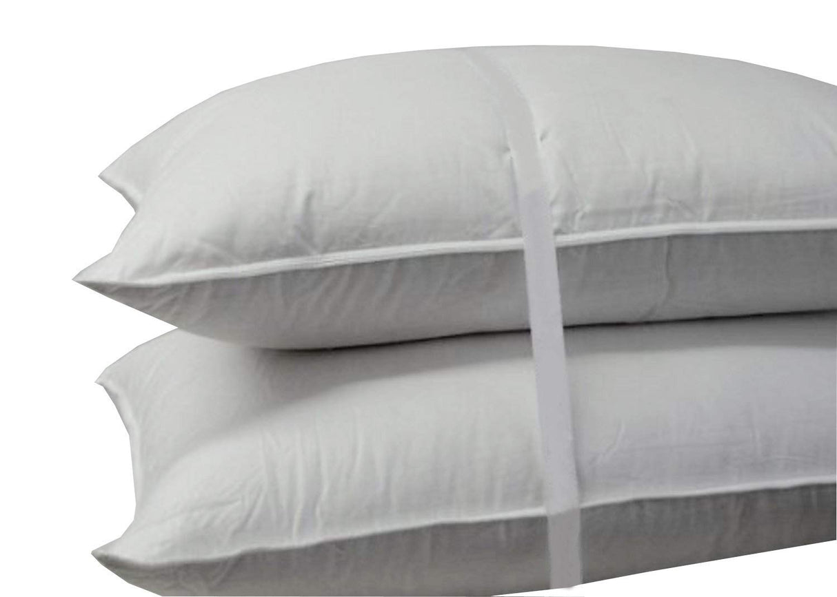 Medium Firm Down Pillow, 500 Thread Count 100% Cotton, KING DOWN PILLOWS