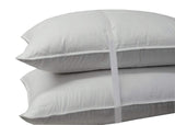 Down Pillow - 500 Thread Count 100% Cotton, Down, King Size, Extra Firm, Set of 2