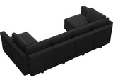 Reversible Sectional Sofa U Shaped Couch with Storage Seat with Chaise