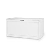 Harmony 33” Wood Storage Box, Large Storage Chest, Plenty of Storage, 2 Safety Hinges