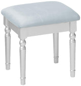 Tracy Silver Vanity with Stool