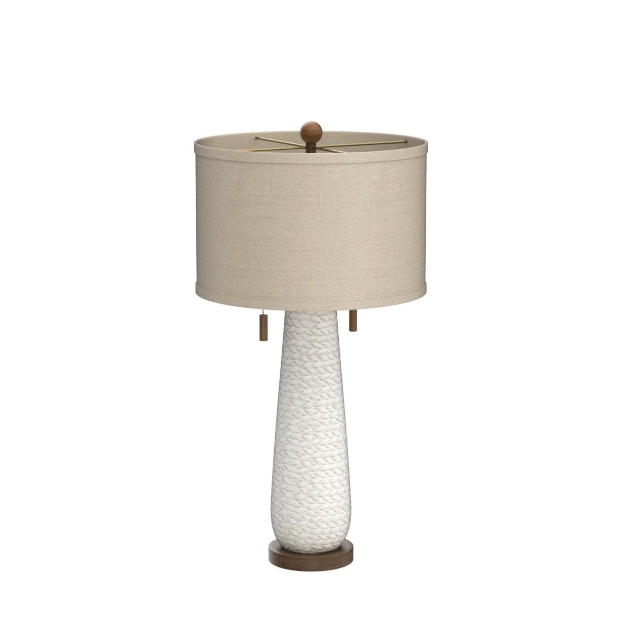 Kingston Mid Century Modern Table Lamp 32.75" Ceramic