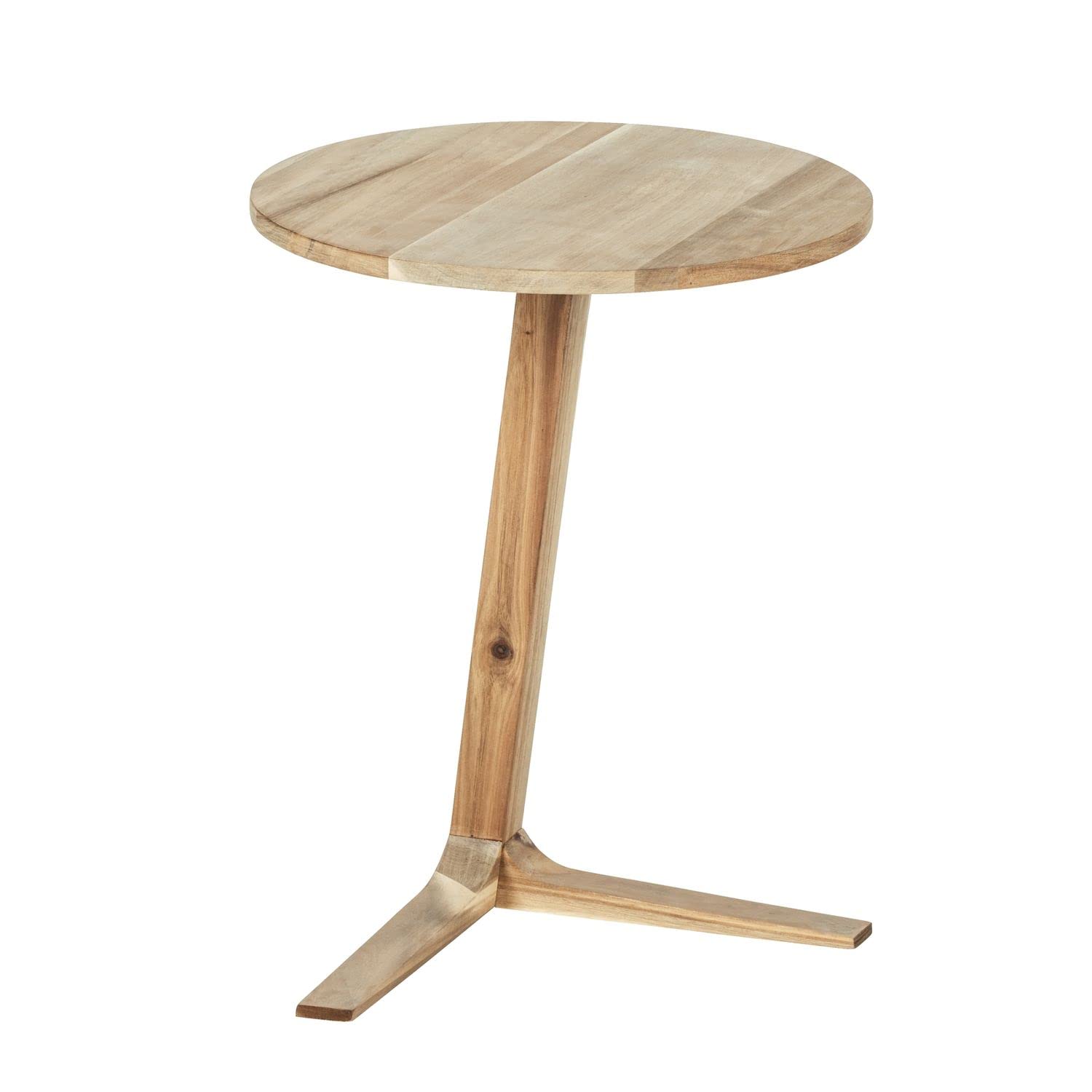 Acina Side Table Round Coffee Table Made of FSC Certified Acacia Wood