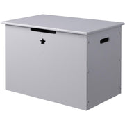 Toy Box with Child's Bench Lid - Wood Storage Chest for Children's Toys and Kid's Seat