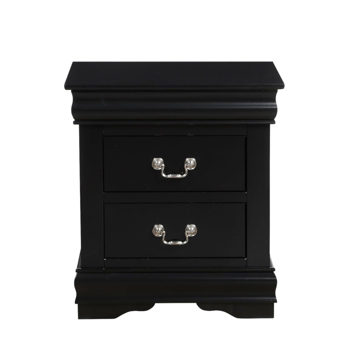 Louis Philippe Nightstand in Black