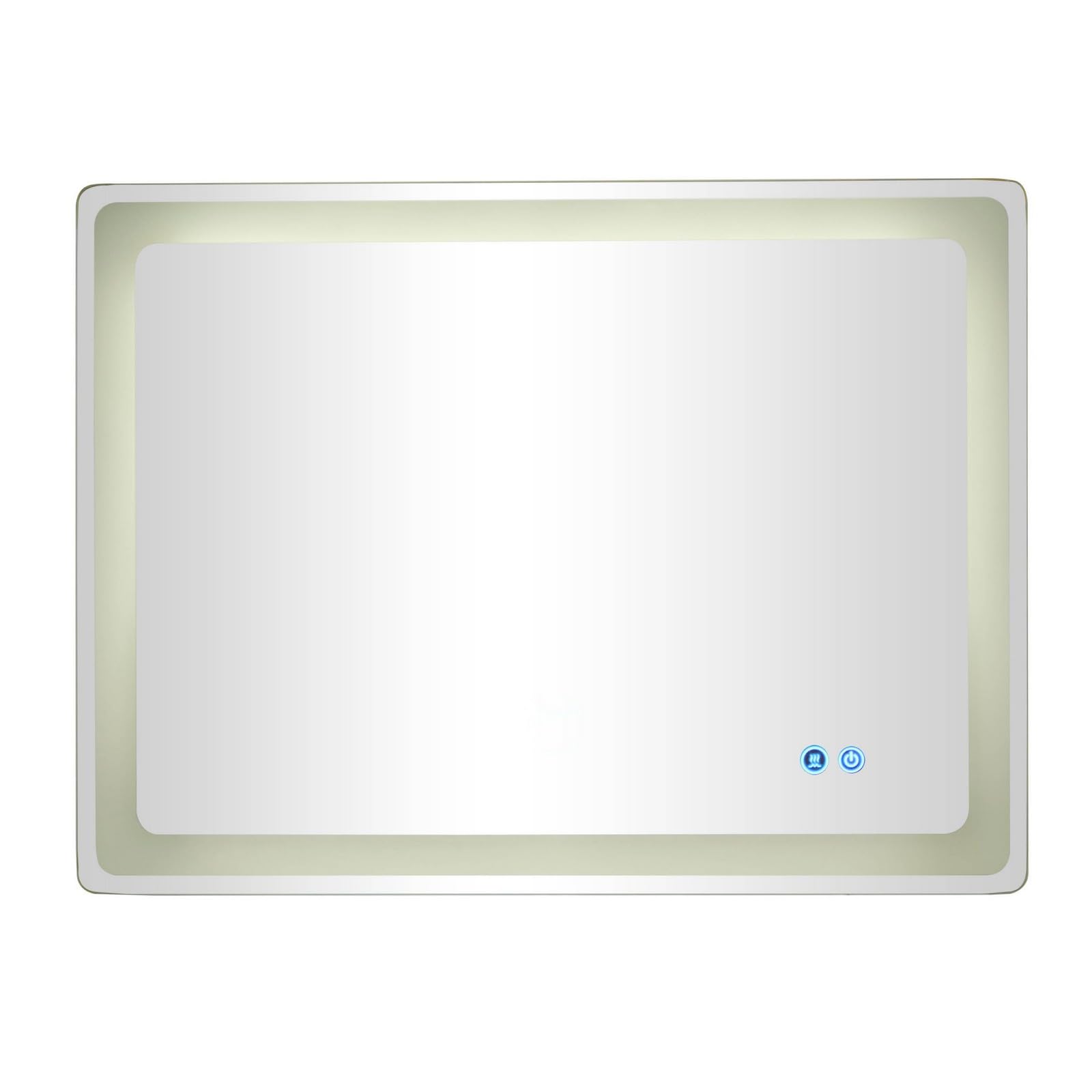 Glowing Beauty 32" x 24" LED Bathroom Wall Mirror with Defogger