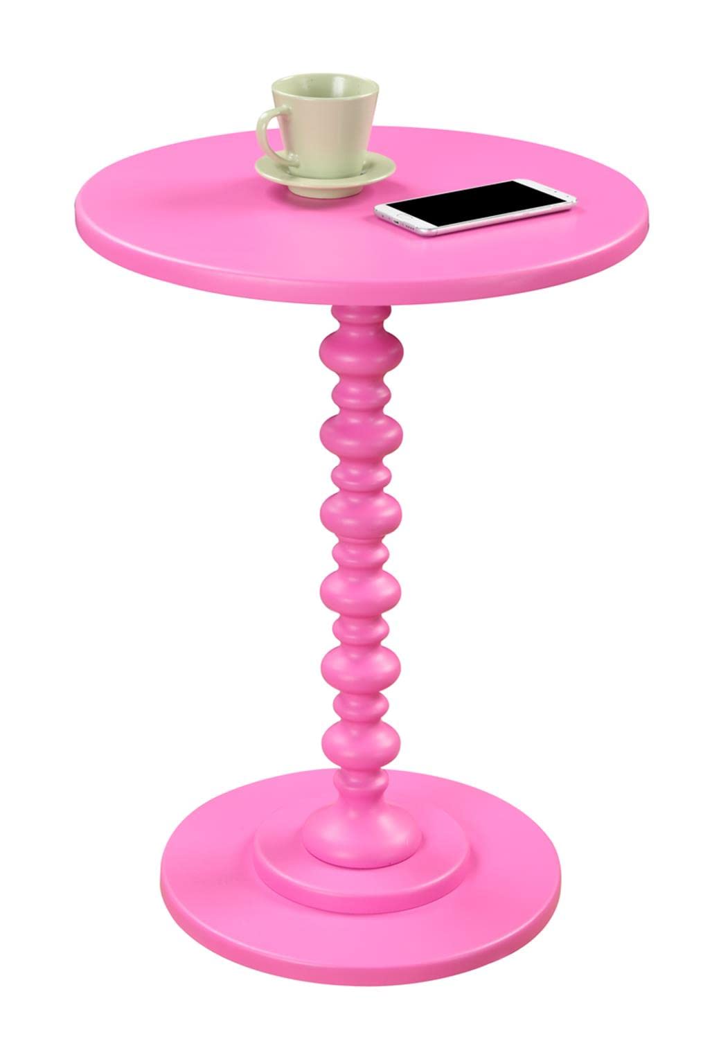 Palm Beach Spindle Table, Pink