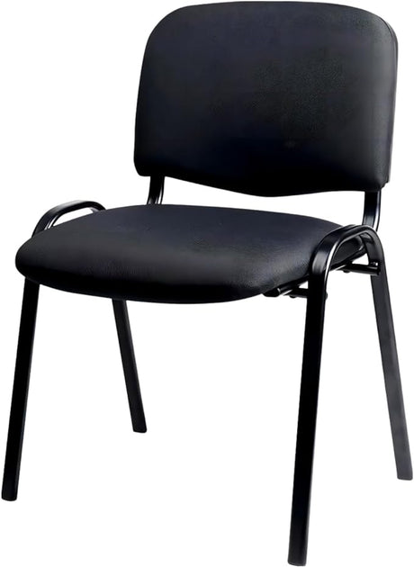 Waiting Room Stacking Chairs with Upholstered Fabric Seat and