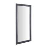 Modern Wood Wall Mirror, 33" x 1" x 65"