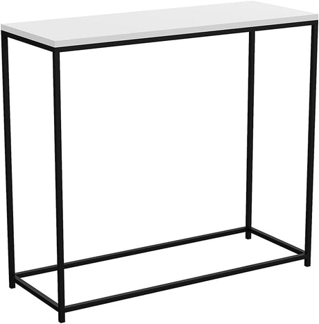 Safdie & Co. Console Table, White, 12D x 31W x 28H in