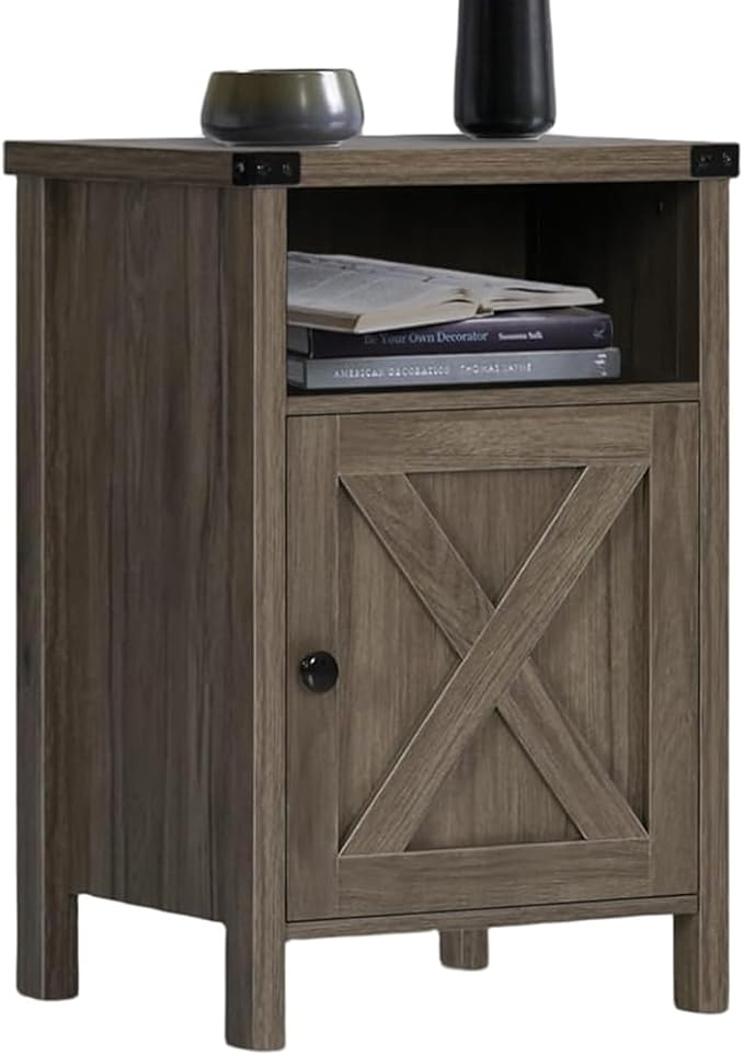 Farmhouse Nightstand, End Table, End Tables