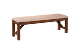 Karven Solid Wood Dining Bench, Brown