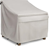Patio Chair Covers Waterproof for 30-35 Inch Outdoor Chairs, Sturdy 600D Polyester