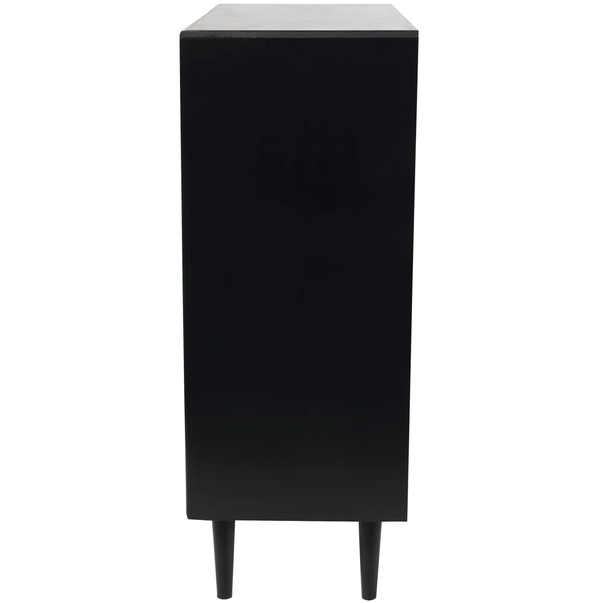 Bohemian Wood, Accent Cabinet 36" x 16" x 43", Black