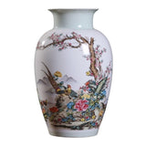 Vase Ceramic Vase Ornaments Chinese Porcelain Pastel Living Room TV Cabinet