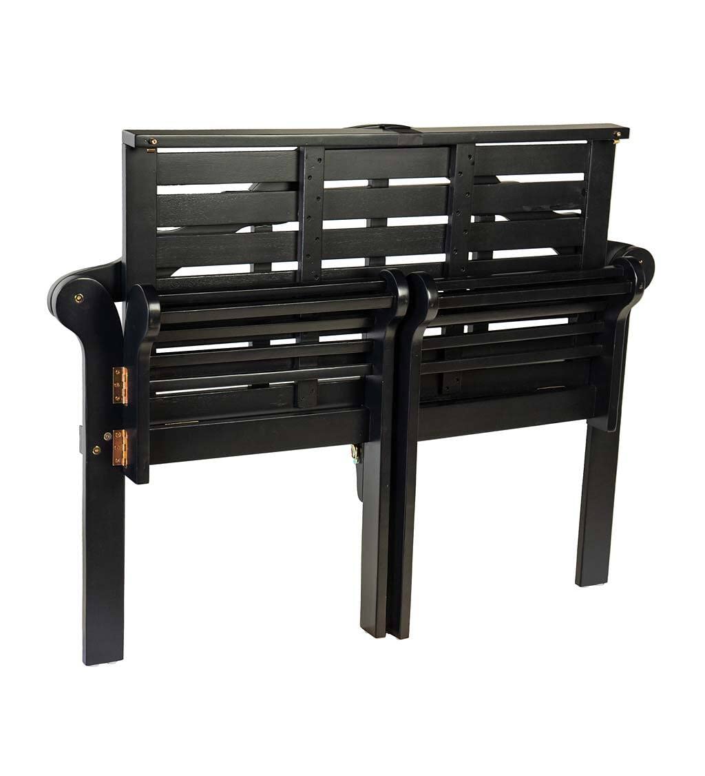 Weatherproof Lutyens Outdoor Bench | Holds Up To 400 lbs | Garden Patio Porch Park