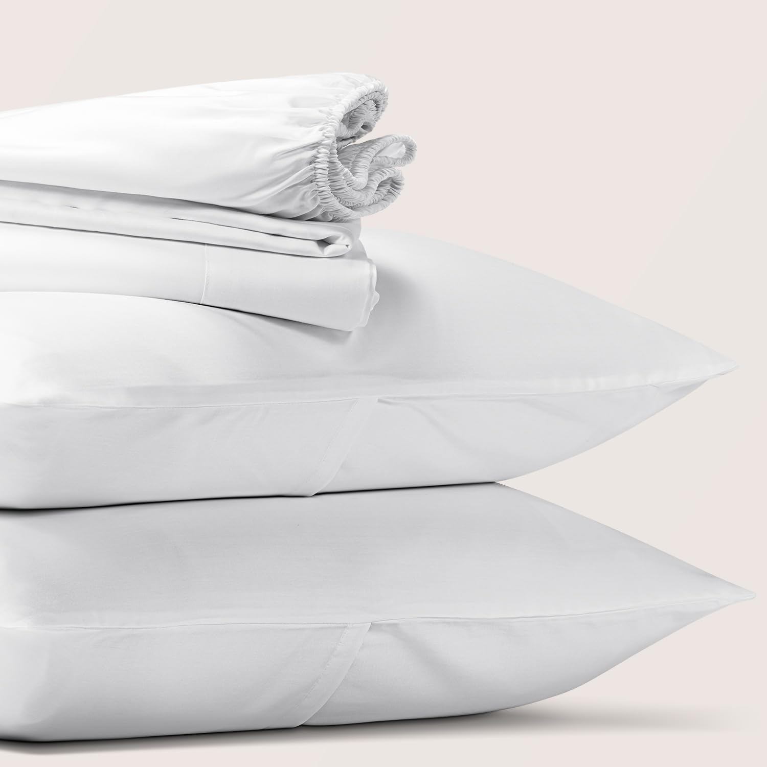 Lyocell Sheet Set - Breathable Cooling King Sheet Set, Soft Luxury Bedding Woven
