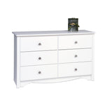 Sonoma 6 Drawer Dresser for Bedroom, Wide Chest of 6 Drawers, Bedroom Furniture,