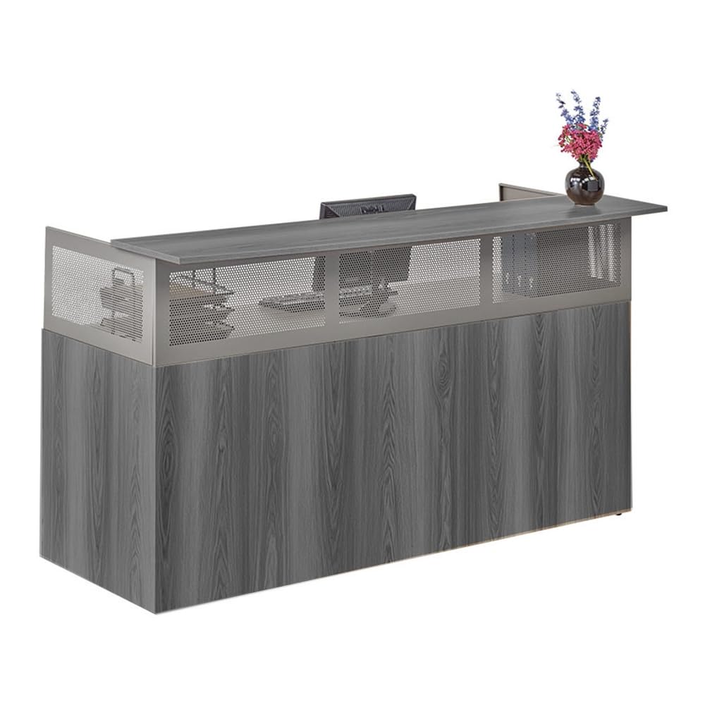 Modern Reception Desk with Counter Front Desk Retail Checkout Counter Office Lobby