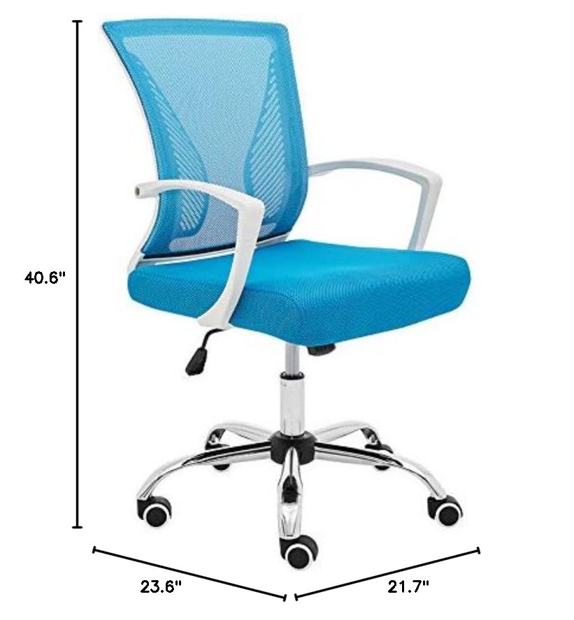 Zuna Ergonomic Design Breathable Mesh Modern Mid Back Office Desk Chair