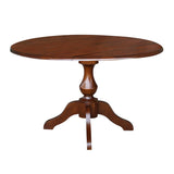 International Concepts Hardwood Round Dual Drop Leaf Pedestal Espresso