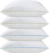 Pillows Queen Size Set of 4, Bed Pillows for Sleeping, Adjustable Queen Pillows 4 Pack