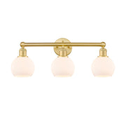 Lighting Athens - 3 Light Bath Vanity in Industrial Style-10.63 Inches Tall