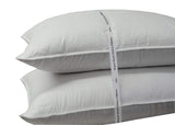 Down Pillow - 500 Thread Count 100% Cotton, Down, King Size, Extra Firm, Set of 2