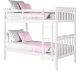 Brandon Twin Over Twin Bunk Bed, White