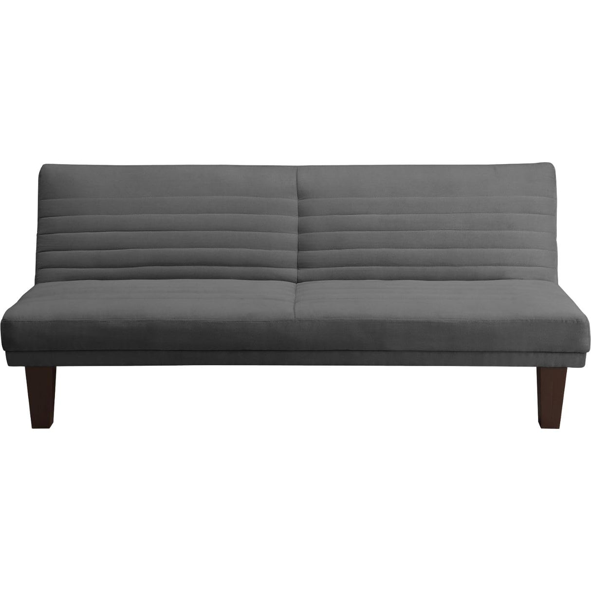 DHP Dillan Convertible Futon with Microfiber Upholstery, Grey