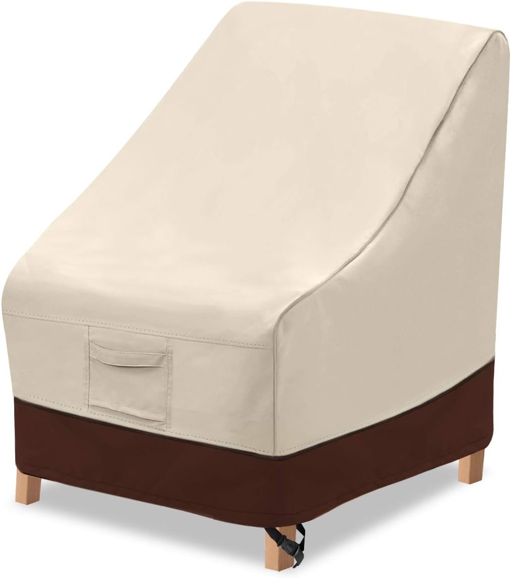 High Back Patio Chair Cover,Waterproof Outdoor Chair Covers,600D Heavy Duty Dining Cahir