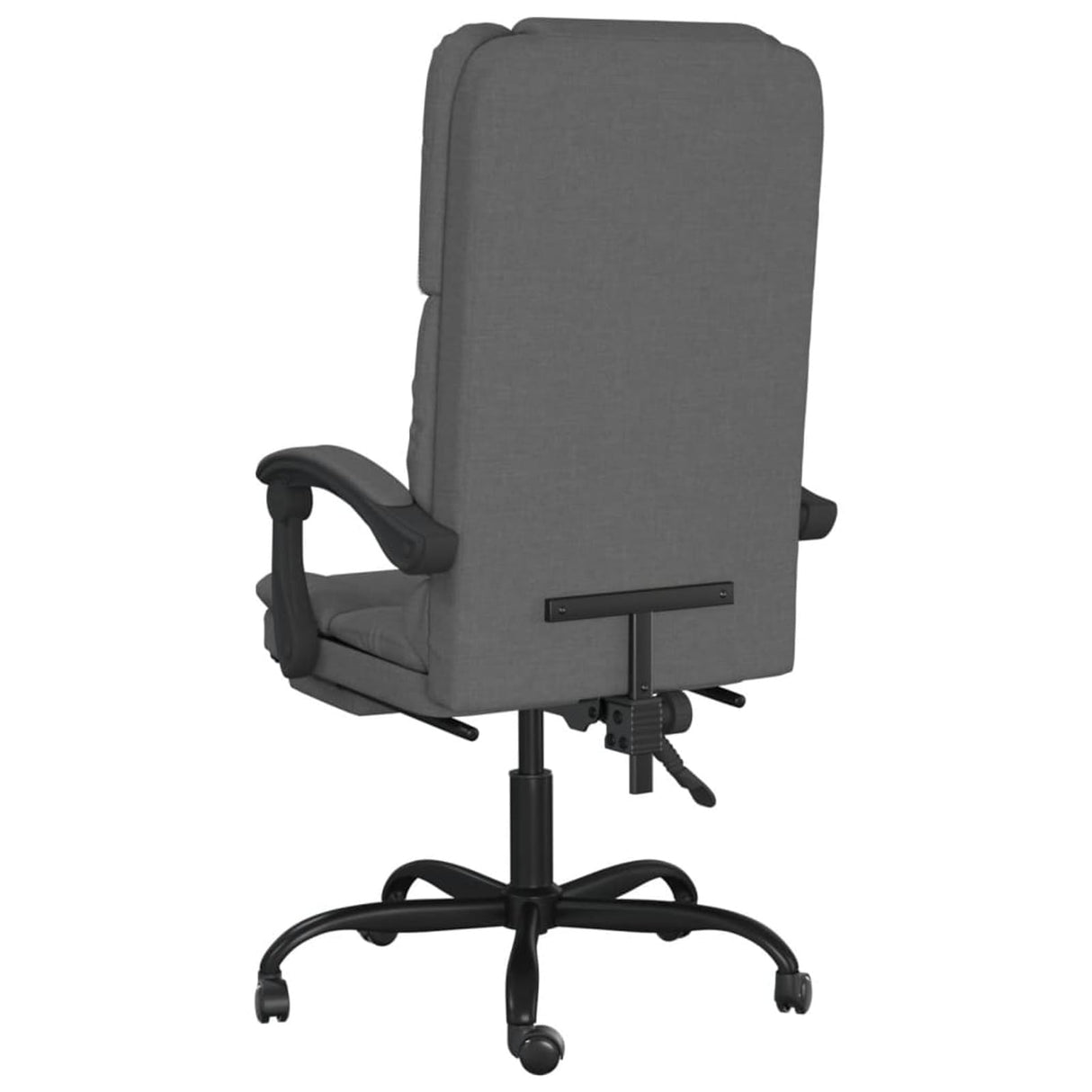 Gecheer Massage Reclining Office Chair Dark Gray Fabric