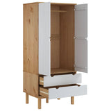 OTTA Wardrobe - Solid Pine Wood Classic Scandinavian Design