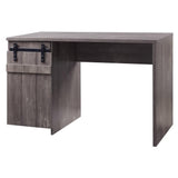 Bellarosa Rectangular 1 Door Wooden Desk in Gray Washed